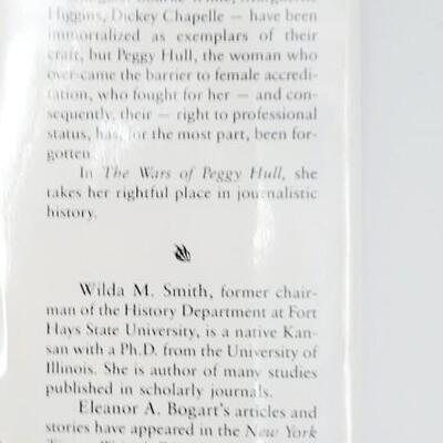 THE WARS OF PEGGY HULL - SIGNED? HARDBACK BOOK