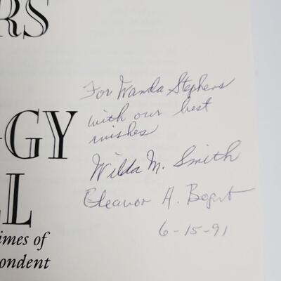 THE WARS OF PEGGY HULL - SIGNED? HARDBACK BOOK