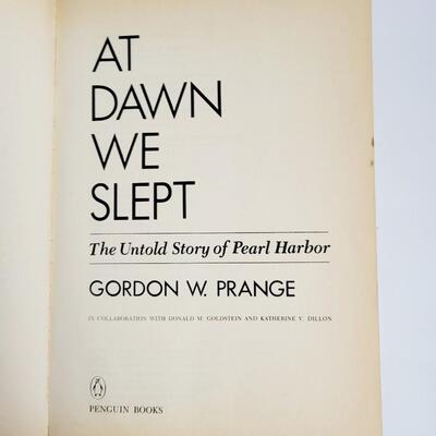 1982 WE SLEPT AT DAWN THE UNTOLD STORY OF PEARL HARBOR BY GORDON W. PRANCE PAPERBACK