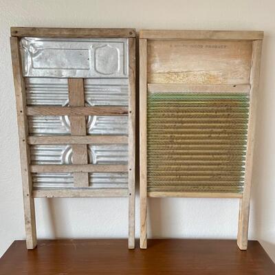Lot 16 - Antique Washboards