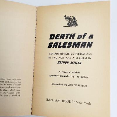 DEATH OF A SALESMAN BY ARTHUR MILLER PAPERBACK