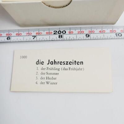 VINTAGE LETS LEARN TO SPEAK GERMAN BUNDLE W/ FLASHCARDS