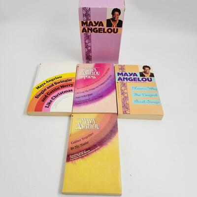 MAYA ANGELOU 4 SET PAPERBACK BOOK BUNDLE