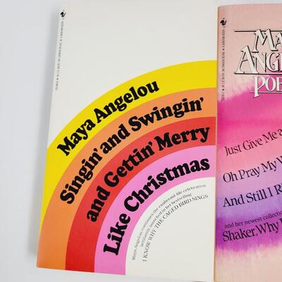 MAYA ANGELOU 4 SET PAPERBACK BOOK BUNDLE