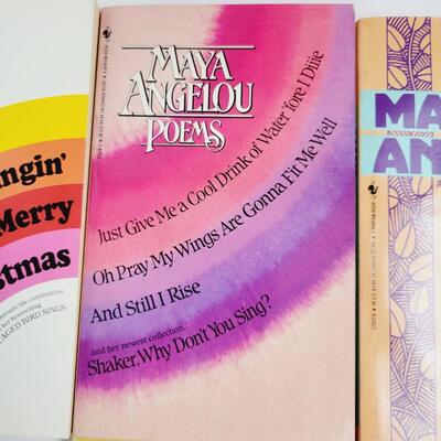 MAYA ANGELOU 4 SET PAPERBACK BOOK BUNDLE