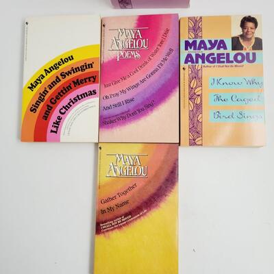 MAYA ANGELOU 4 SET PAPERBACK BOOK BUNDLE