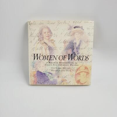 WOMEN OF WORDS - A PERSONAL INTRODUCTION TO 35 IMPORTANT WRITERS HARDBACK BOOK