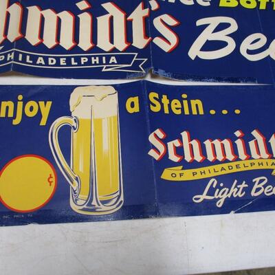 Schmidt's Beer Advertising Banners