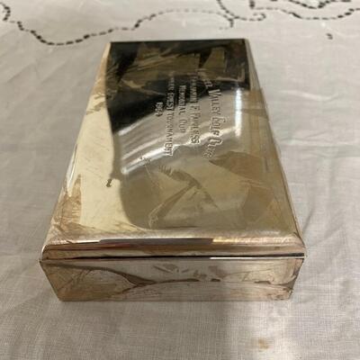 Vintage Sterling Silver Cigarette Box