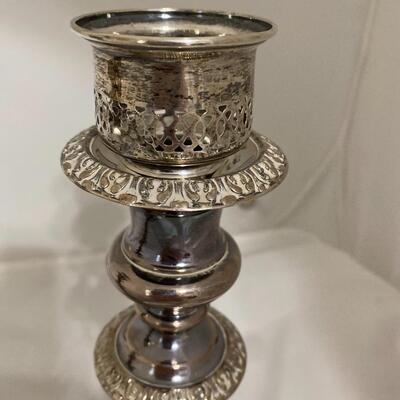 Pair of Silver Weighted Candlesticks