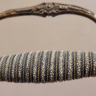 Lot 41: Antique U.S. CIVIL War Sword w/ Sharkskin Handle & Original Scabbard