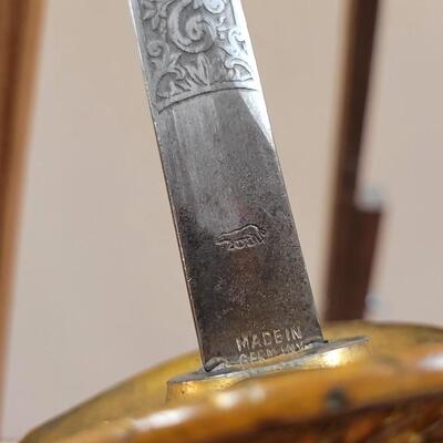 Lot 41: Antique U.S. CIVIL War Sword w/ Sharkskin Handle & Original Scabbard