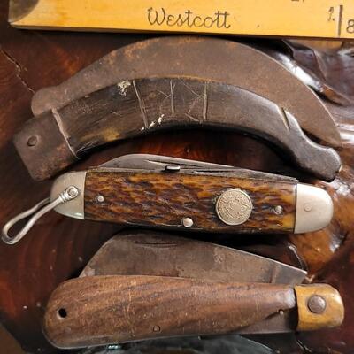 Lot 46: (3) Assorted Vintage Knives - Perfect Restoration Candidates