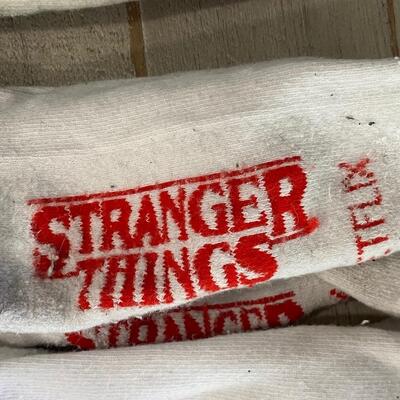 Netflix Stranger Things Striped Knee Socks 1980s Eleven Cosplay