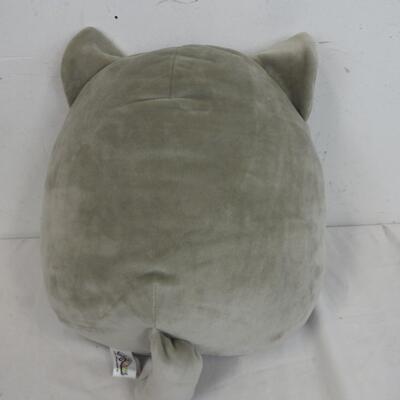 Squishmallows Gray Tabby Cat Kelly Toy Stuffed Animal - New