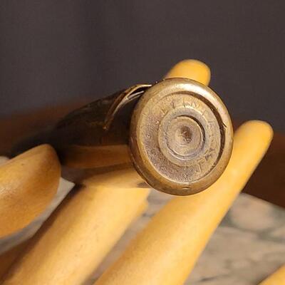 Lot 50: Vintage Trench Folk Art Ammunition Cartridge Dagger Letter Opener REIMS France WW2