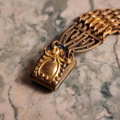 Lot 52: Vintage WESTCLOX Pocket Ben Watch w/ Fancy Art Deco Fob
