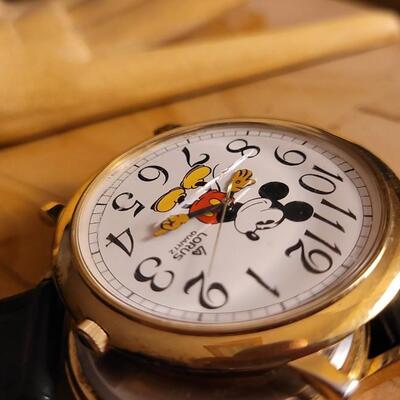 Lot 60: (2) Vintage LORUS Mickey Mouse Quartz Watches - Need Batteries