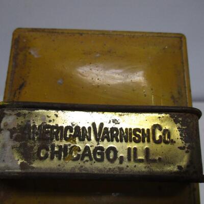 Vintage The American Varnish Company Durene Metal Can Chicago