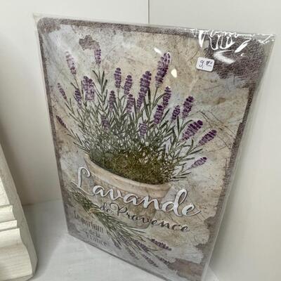 3 Tins and Wall Hanging