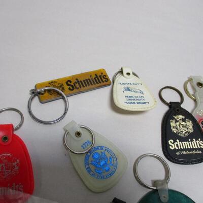 Collection Of Beer Keychains & Other Advertising Keychains (see all pictures)