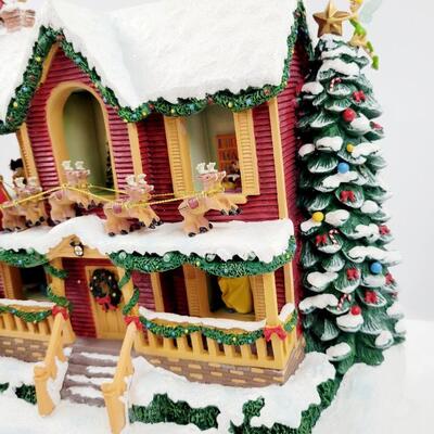 BRADFORD EXCHANGE DISNEY "TWAS THE NIGHT BEFORE CHRISTMAS" STORY HOUSE #AO209