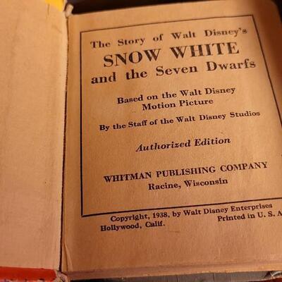 Lot 61: (2) Vintage 1930's THE BIG LITTLE BOOK Selections feat. SNOW WHITE