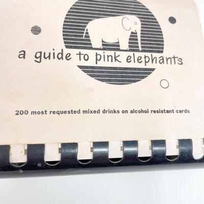 1957 â€œA GUIDE TO PINK ELEPHANTSâ€ MINI MIXED DRINK RECIPE BOOK