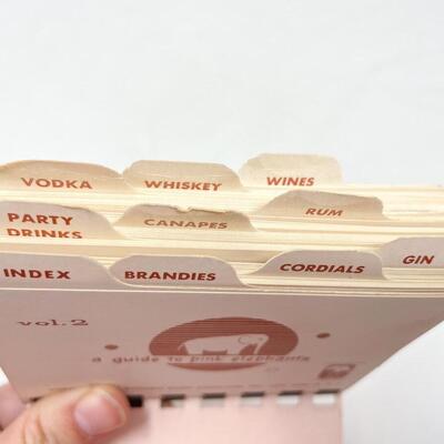 1957 â€œA GUIDE TO PINK ELEPHANTSâ€ MINI MIXED DRINK RECIPE BOOK