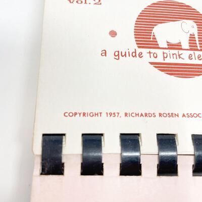 1957 â€œA GUIDE TO PINK ELEPHANTSâ€ MINI MIXED DRINK RECIPE BOOK