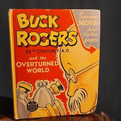 Lot 71: (2) Vintage Hardback Books: ZANE GREY'S Kong of the Mounted + BUCK ROGERS and the OVERTURNED WORLD