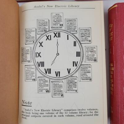 1940s AUDELS ELECTRIC LIBRARY BOOKS