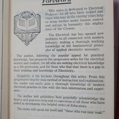 1940s AUDELS ELECTRIC LIBRARY BOOKS