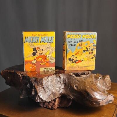Lot 73: (2) Vintage 1940's MICKEY MOUSE Walt Disney The Better Little Book Selections