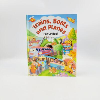 TRAINS, BOATS & PLANES POP-UP BOOK ILLUSTRATED BY GILL GUILE