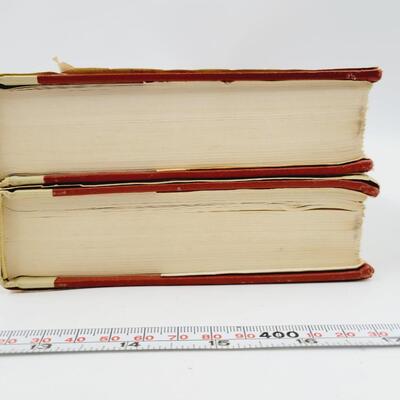 THE COMPLETE WORKS OF WILLIAM SHAKESPEARE VOL 1 & 2 BOOK CLUB EDITION HARDBACK BOOKS