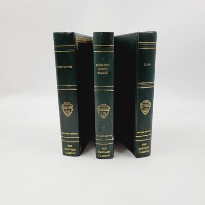 1969 HARVARD CLASSICS - CERVANTES - MARLOWE SHAKESPEARE- DANA TITLES HARDCOVER