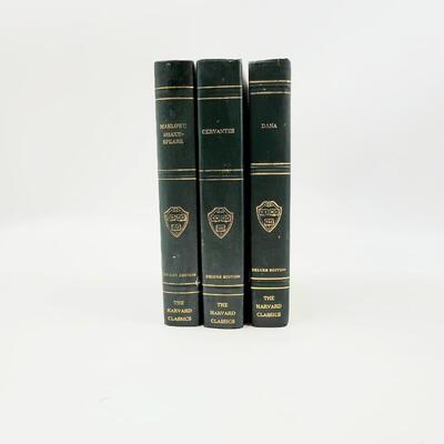 1969 HARVARD CLASSICS - CERVANTES - MARLOWE SHAKESPEARE- DANA TITLES HARDCOVER