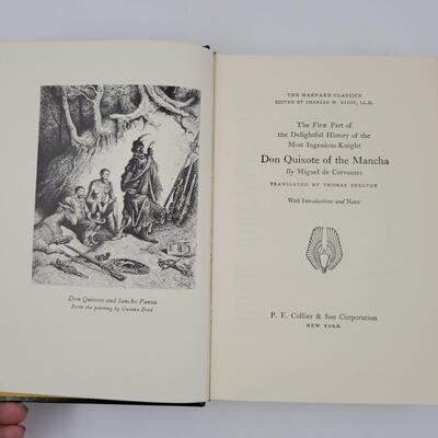 1969 HARVARD CLASSICS - CERVANTES - MARLOWE SHAKESPEARE- DANA TITLES HARDCOVER