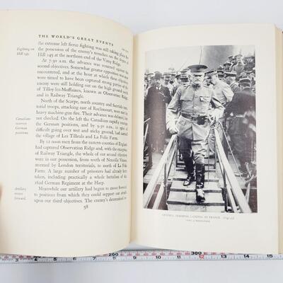 THE WORLDS GREATEST EVENTS VOL 9 FROM 1914 - 1926 HARDBACK BOOK