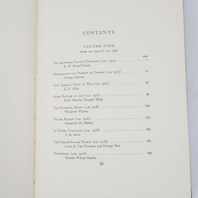 THE WORLDS GREATEST EVENTS VOL 9 FROM 1914 - 1926 HARDBACK BOOK