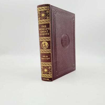 THE WORLDS GREATEST EVENTS VOL 9 FROM 1914 - 1926 HARDBACK BOOK