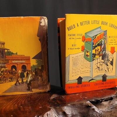 Lot 75: (2) Vintage Western The Big/Better Little Books: Wells Fargo & Gene Autry
