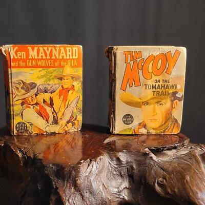 Lot 76: (2) Vintage Western The Big/Better Little Books: Tim McCoy & Ken Maynard