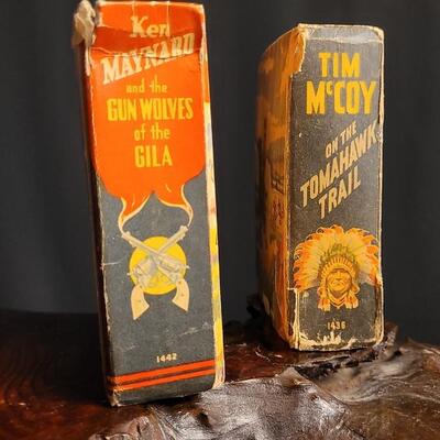 Lot 76: (2) Vintage Western The Big/Better Little Books: Tim McCoy & Ken Maynard