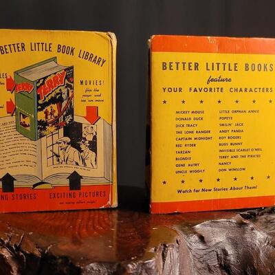 Lot 77: (2) Vintage 1940's INVISIBLE SCARLET O'NEIL The Better Little Books