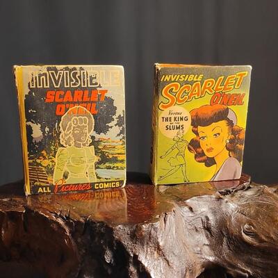 Lot 77: (2) Vintage 1940's INVISIBLE SCARLET O'NEIL The Better Little Books