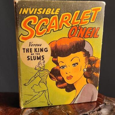 Lot 77: (2) Vintage 1940's INVISIBLE SCARLET O'NEIL The Better Little Books