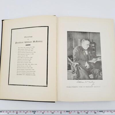 1901 LIFE OF WILLIAM MCKINLEY & COMPLETE STORY OF HIS ASSASINATION HARDBACK BOOK