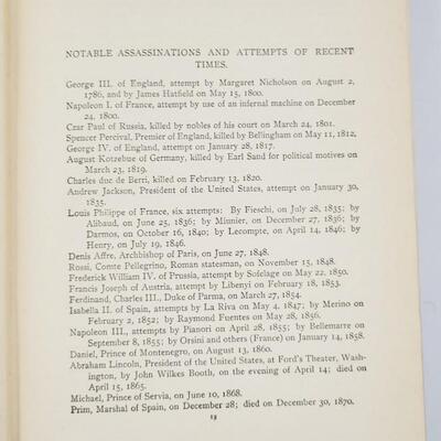 1901 LIFE OF WILLIAM MCKINLEY & COMPLETE STORY OF HIS ASSASINATION HARDBACK BOOK